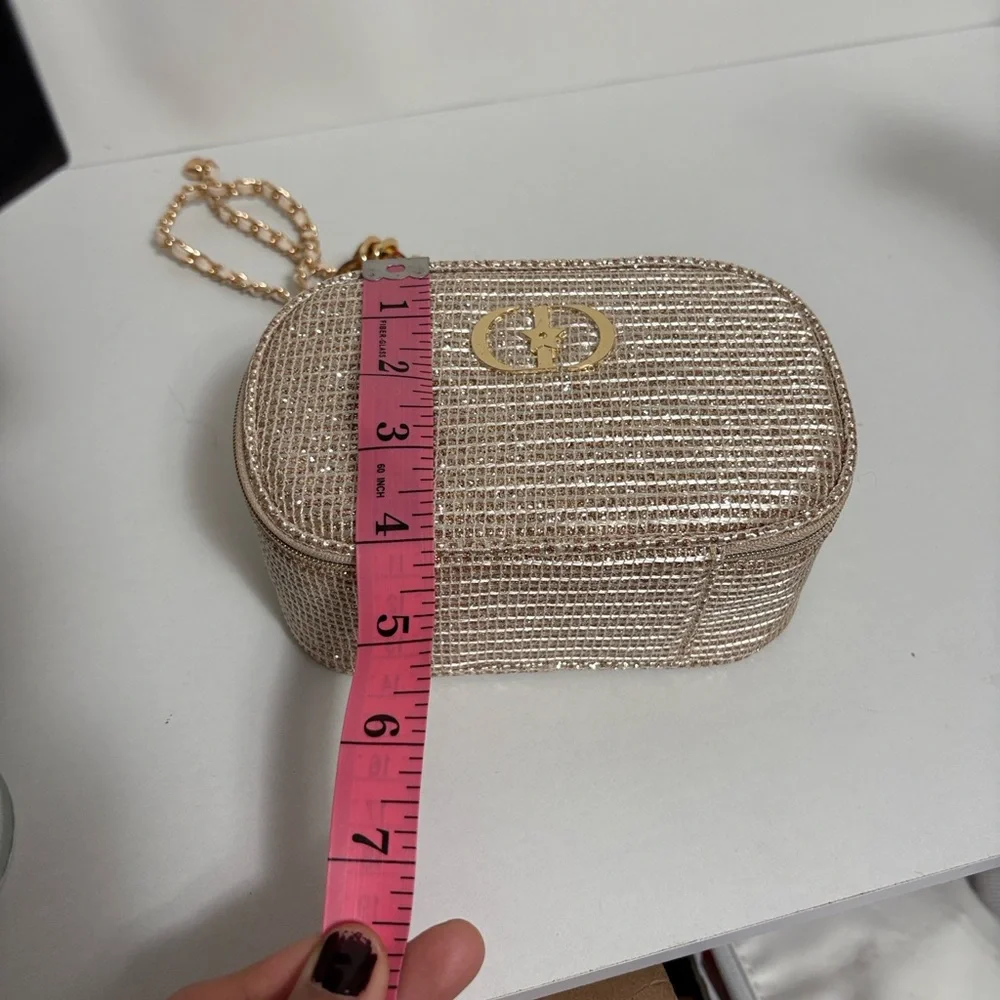 Dior Gold Pouch in Clear Women's Handbag - Picture 9 of 11